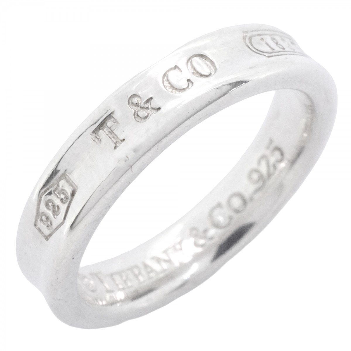 【6jdb0002-k】ティファニー リング ナロー シルバー925 9号【中古】レディース