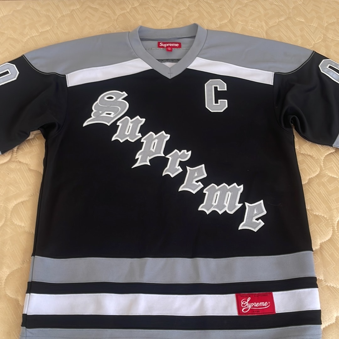 Supreme Fire & Ice Hockey Jersey "Black"