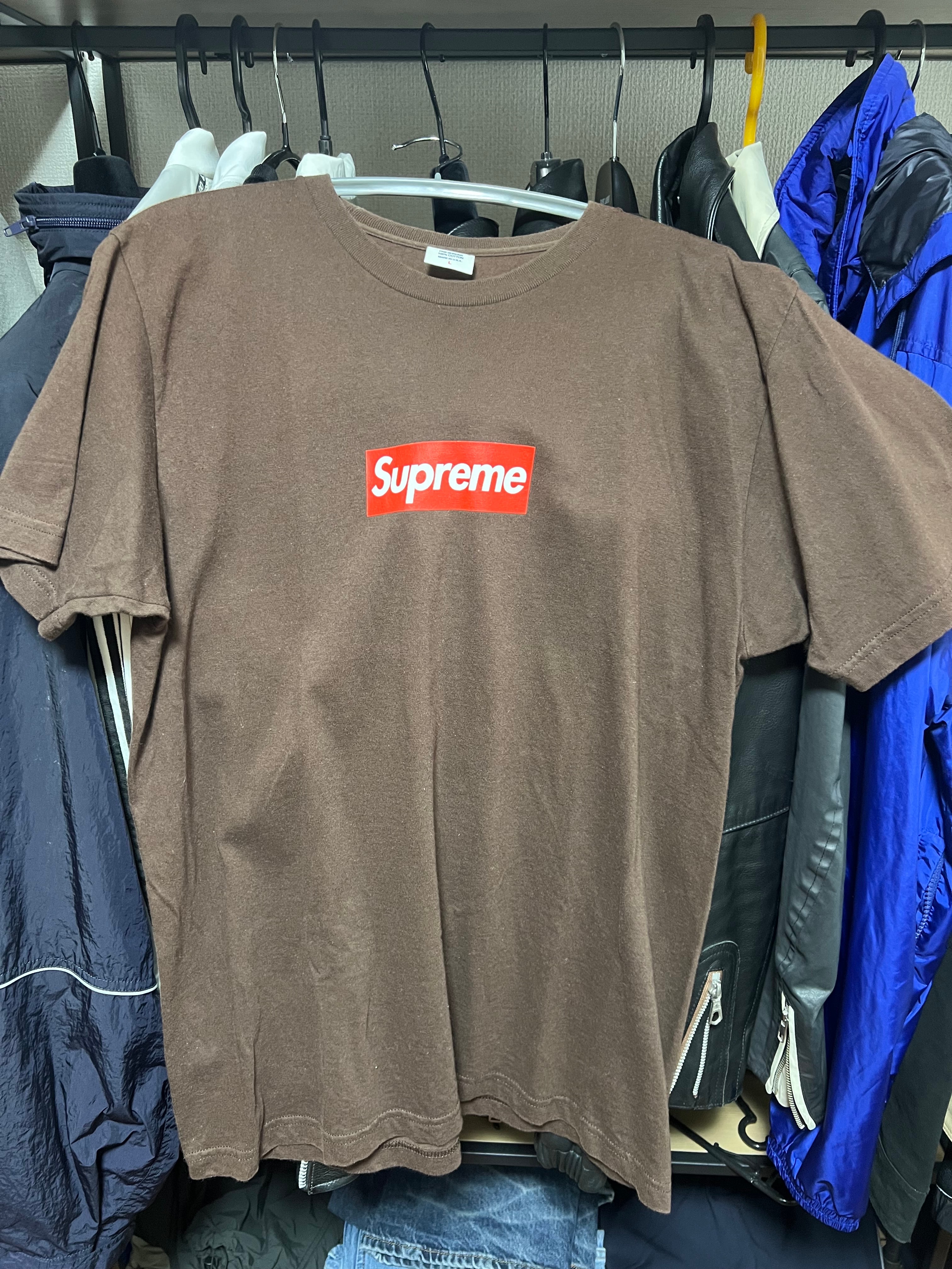 Supreme 20th Anniversary Box Logo Tee "Brown"
