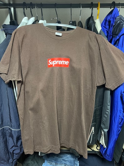 Supreme 20th Anniversary Box Logo Tee "Brown"