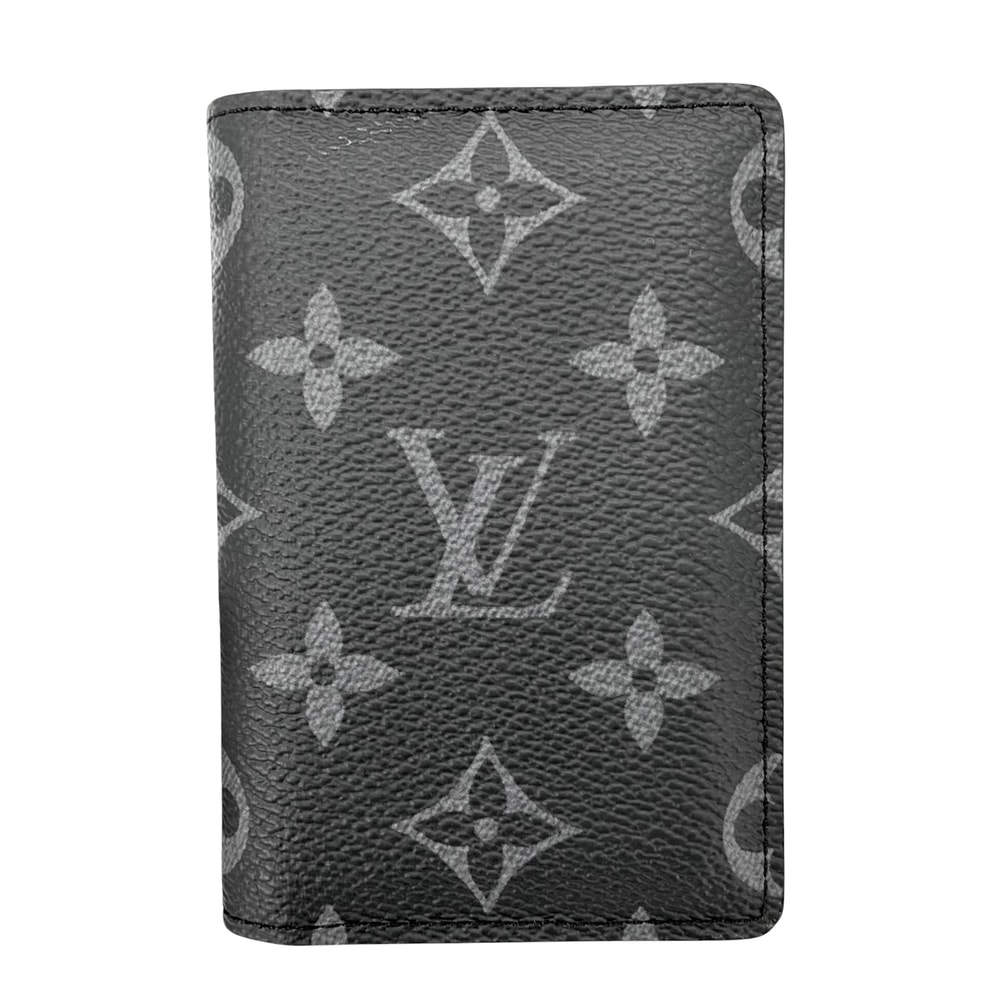 LOUIS VUITTON ルイヴィトン カードケース モノグラム・エクリプス オーガナイザー・ドゥ ポッシュ スタイリッシュ M61696 PVC ブラック 黒 メンズ 美品【中古品】
