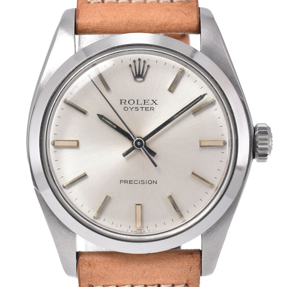 ロレックス ROLEX 6426 ヴィンテージ オイスター プレシジョン シルバー 手巻き メンズ 良品 腕時計 M#150527