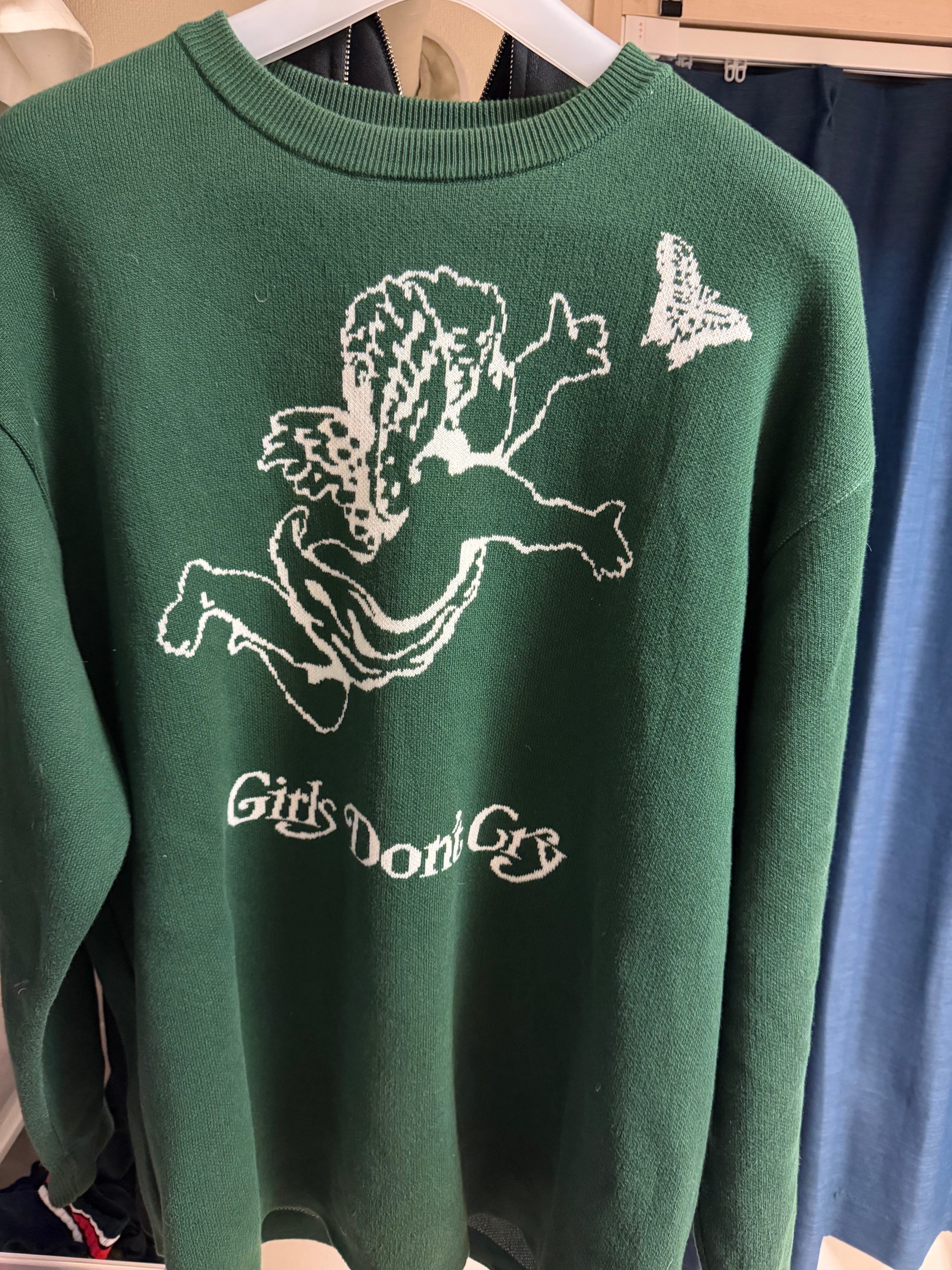 Girls Don't Cry Angel Knit "Green" / VERDY