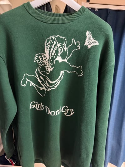 Girls Don't Cry Angel Knit "Green" / VERDY