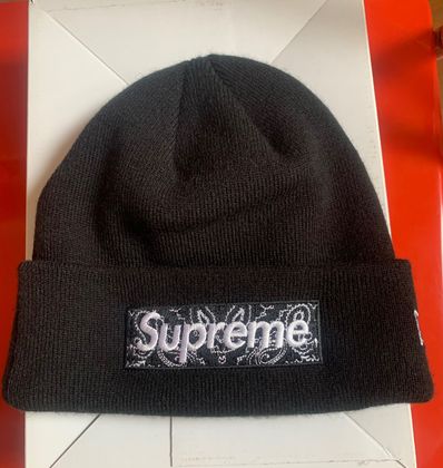 Supreme New Era® Box Logo Beanie "Black"