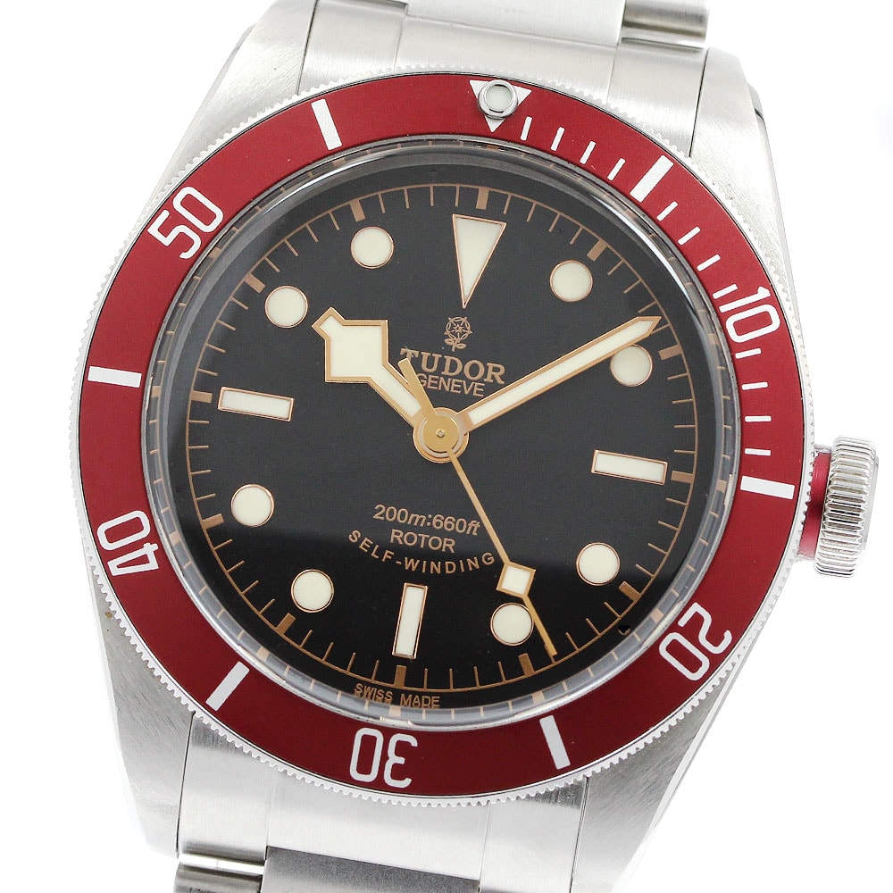 ★保 チュードル ヘリテージ ブラックベイ  79220R メンズ 【中古】