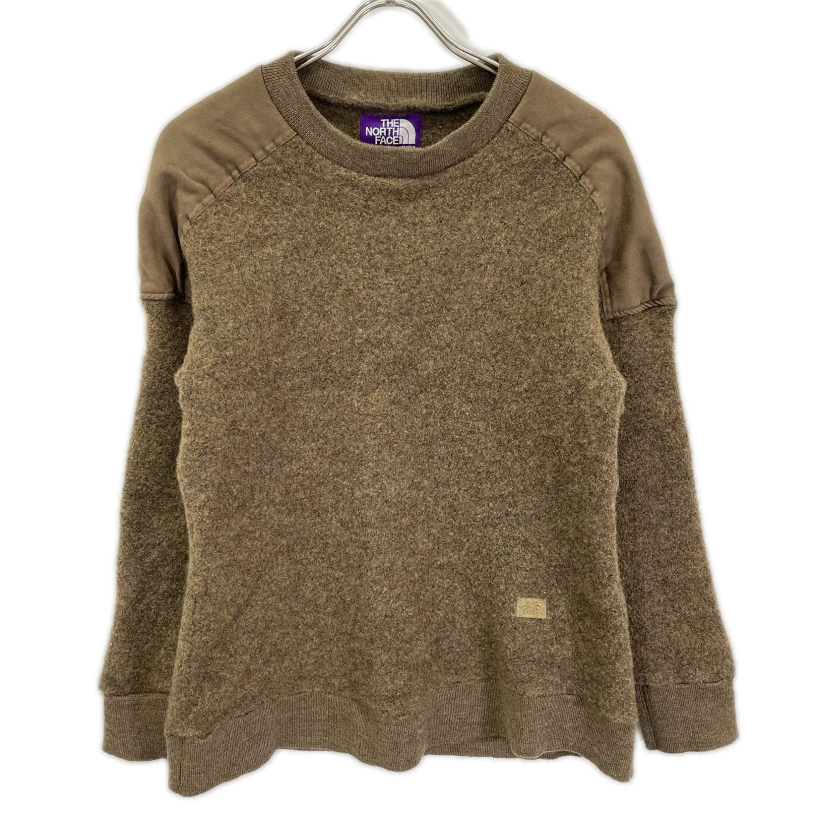 ザ ノースフェイス パープルレーベル NT3150N Crew Neck Field Freece Swea M