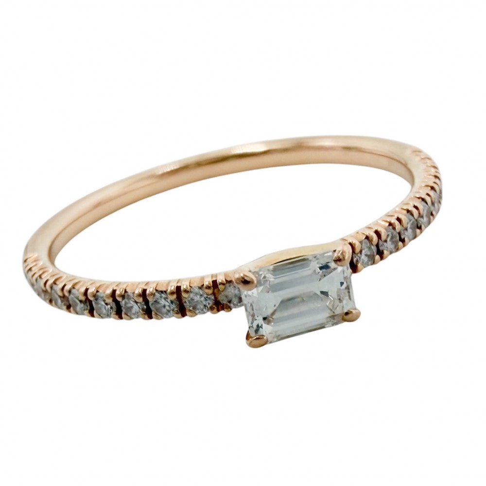 CARTIER カルティエ 指輪 エタンセル ドゥ カルティエ ソリテールリング ジュエリー アクセサリー 50サイズ Au750 18金PG K18ピンクゴールド ダイヤモンド 約10号 レディース 約1.2g【中古品】