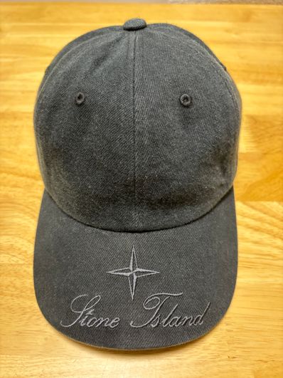 Supreme / Stone Island Denim 6-Panel "Black"