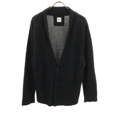 Paul Smith ポールスミス 日本製 長袖 ニットカーディガン M ブラック系