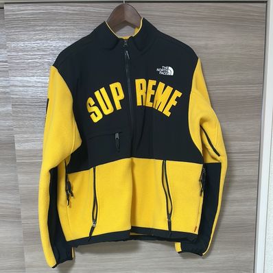 Supreme x The North Face Arc Logo Denali Fleece Jacket "Yellow"