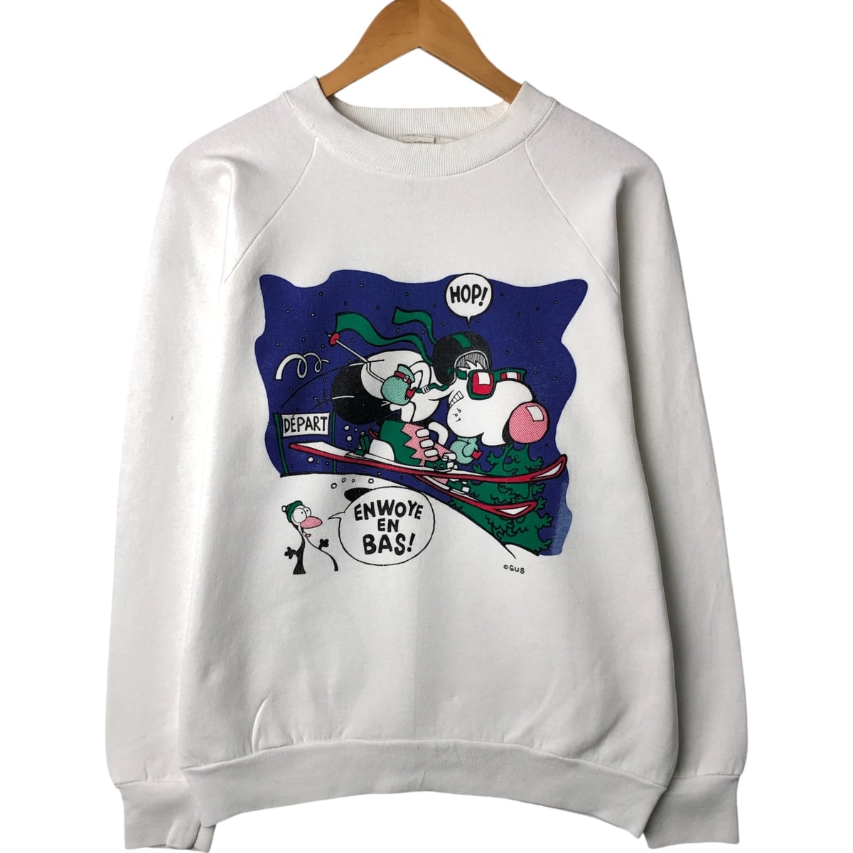 古着 90年代 フルーツオブザルーム FRUIT OF THE LOOM プリントスウェットシャツ トレーナー カナダ製 メンズL相当 ヴィンテージ/eaa557560