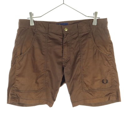 FRED PERRY フレッドペリー コットン ショートパンツ M ブラウン系