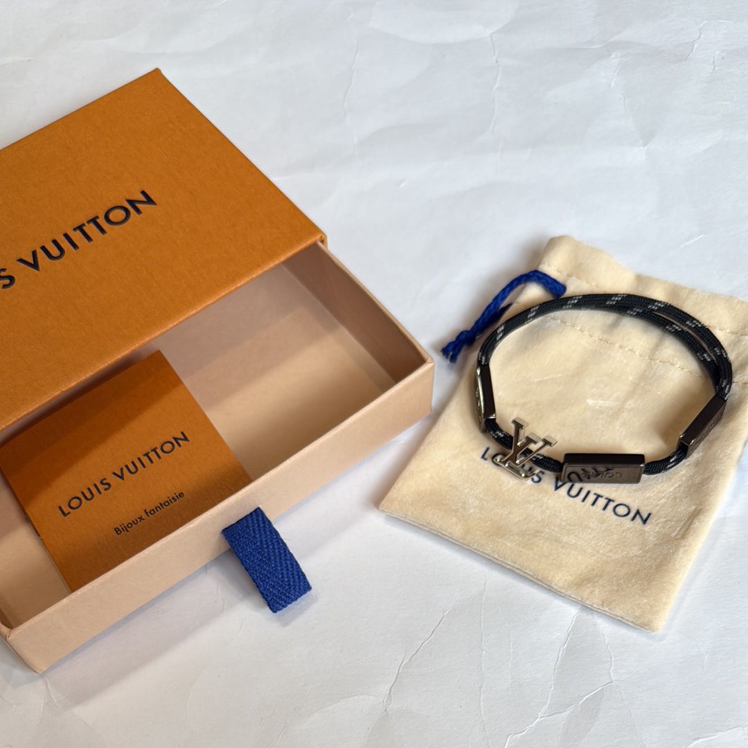 Louis Vuitton Bracelet LV Satellite "Black/Gunmetal"