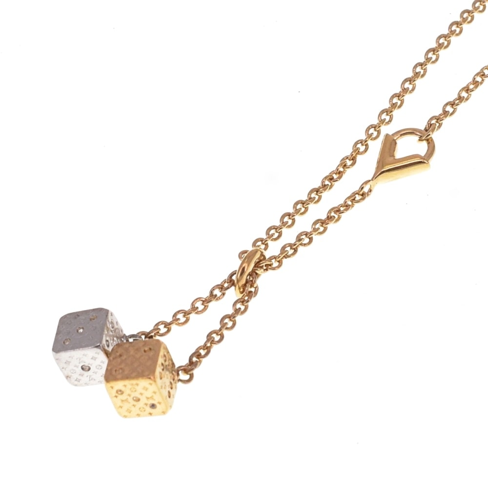 ルイ・ヴィトン LOUIS VUITTON M62804 ラッキーグラム ネックレス レディース S#139255