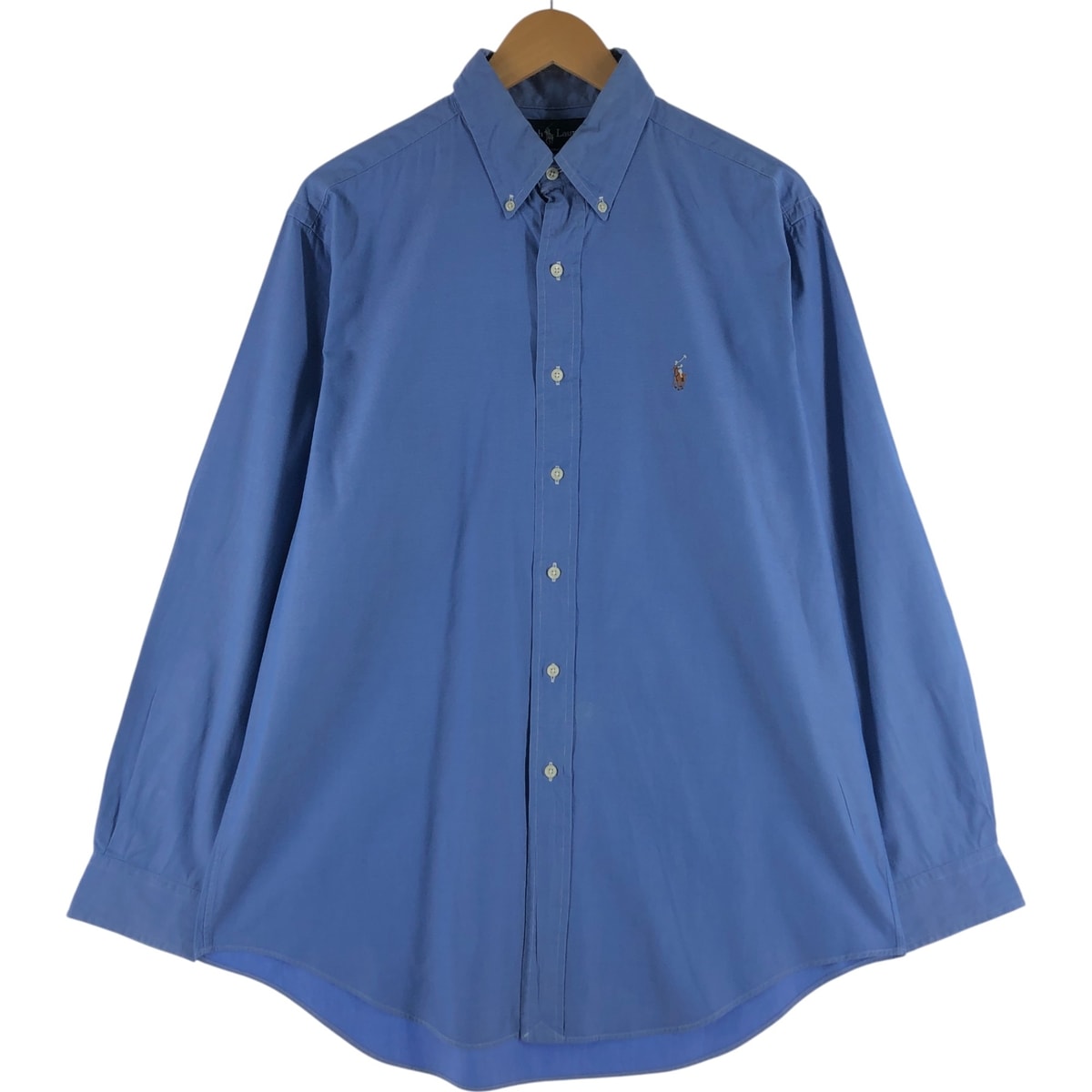 古着 ラルフローレン Ralph Lauren YARMOUTH 長袖 ボタンダウンシャツ メンズL相当/eaa536243