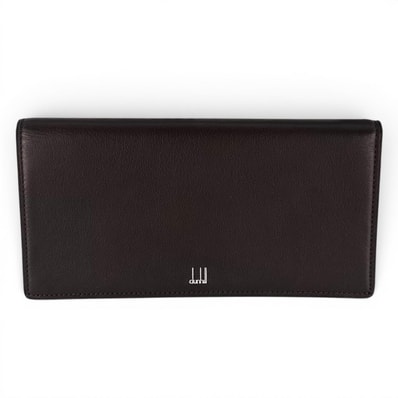 未使用品 ダンヒル 長財布 ダークブラウン メンズ