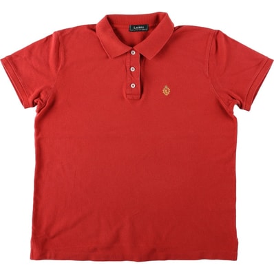 古着 ラルフローレン Ralph Lauren LAUREN ローレン 半袖 ポロシャツ レディースL相当/eaa668413