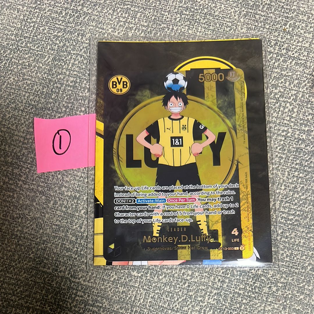 モンキー・D・ルフィ L [ST13-003]【英語版】(プロモーションカード「ボルシアドルトムント × ONE PIECE マッチデー 2025」)