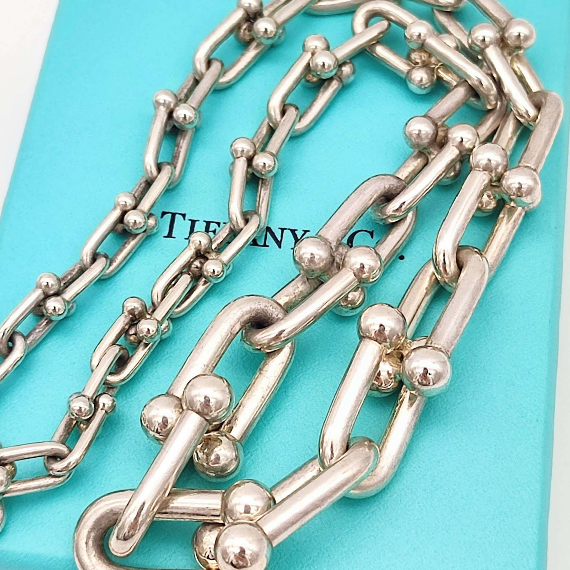 Tiffany & Co. HardWear Graduated Link Necklace "Silver"
