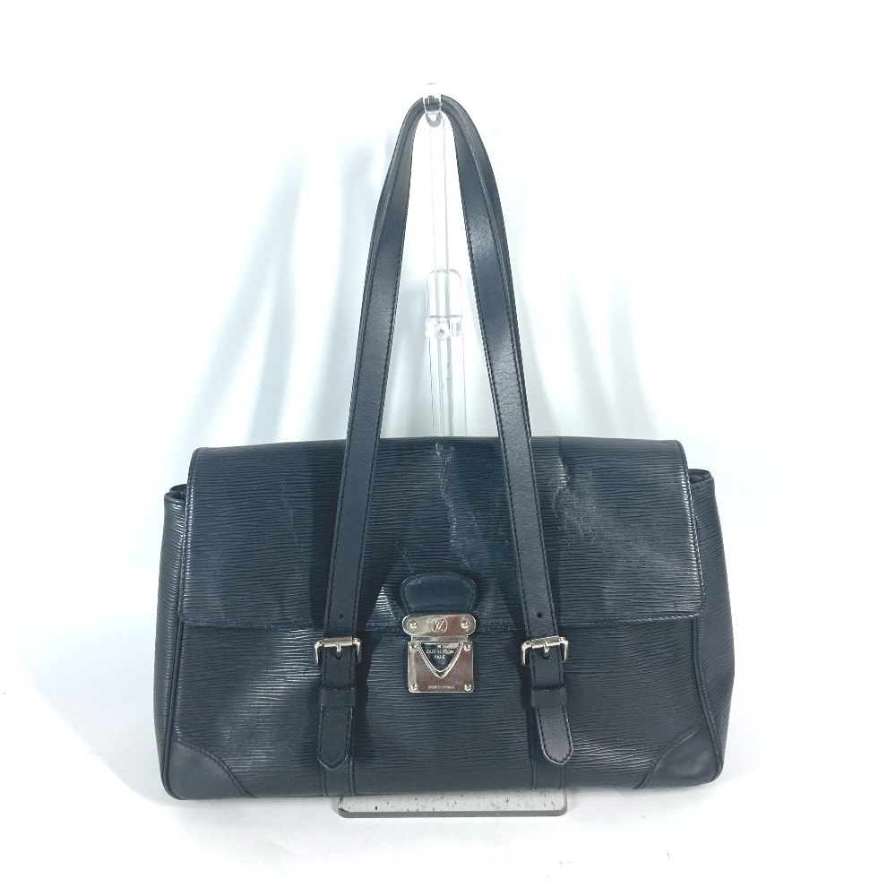 ルイヴィトン LOUIS VUITTON セギュールMM M58862 エピ カバン 肩掛け トートバッグ フラップ バッグ ショルダーバッグ エピレザー ノワール ブラック