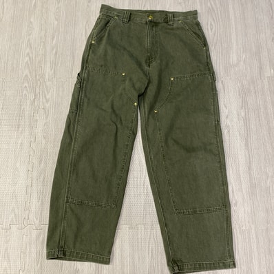 Carhartt WIP Nash Double Knee Pant "Army Green(Enzyme Bleach Washed)"