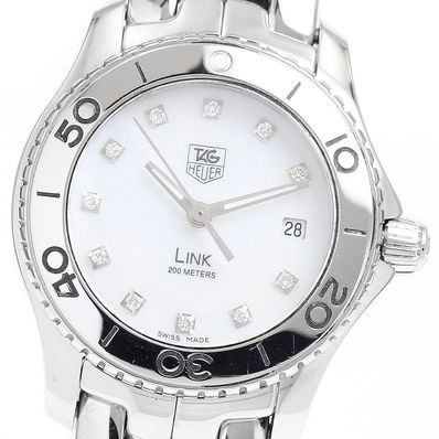 タグホイヤー リンク 11Pダイヤ WJ1319-0 レディース 【中古】