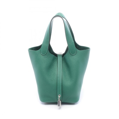 エルメス HERMES ピコタンロックPM ヴェールモワイヤン ハンドバッグ バッグ トリヨンクレマンス トリヨンクレマンス K刻印(2025年製造) レディース グリーン系 【中古】