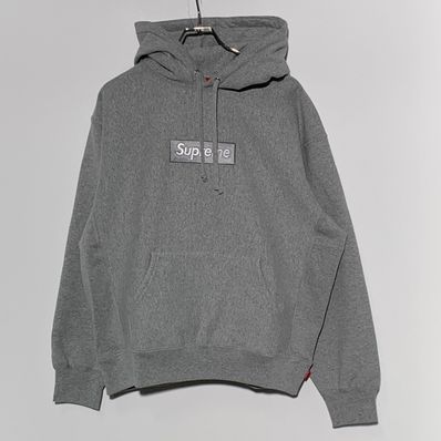 Supreme Box Logo Hooded Sweatshirt "Heather Grey" (24FW)