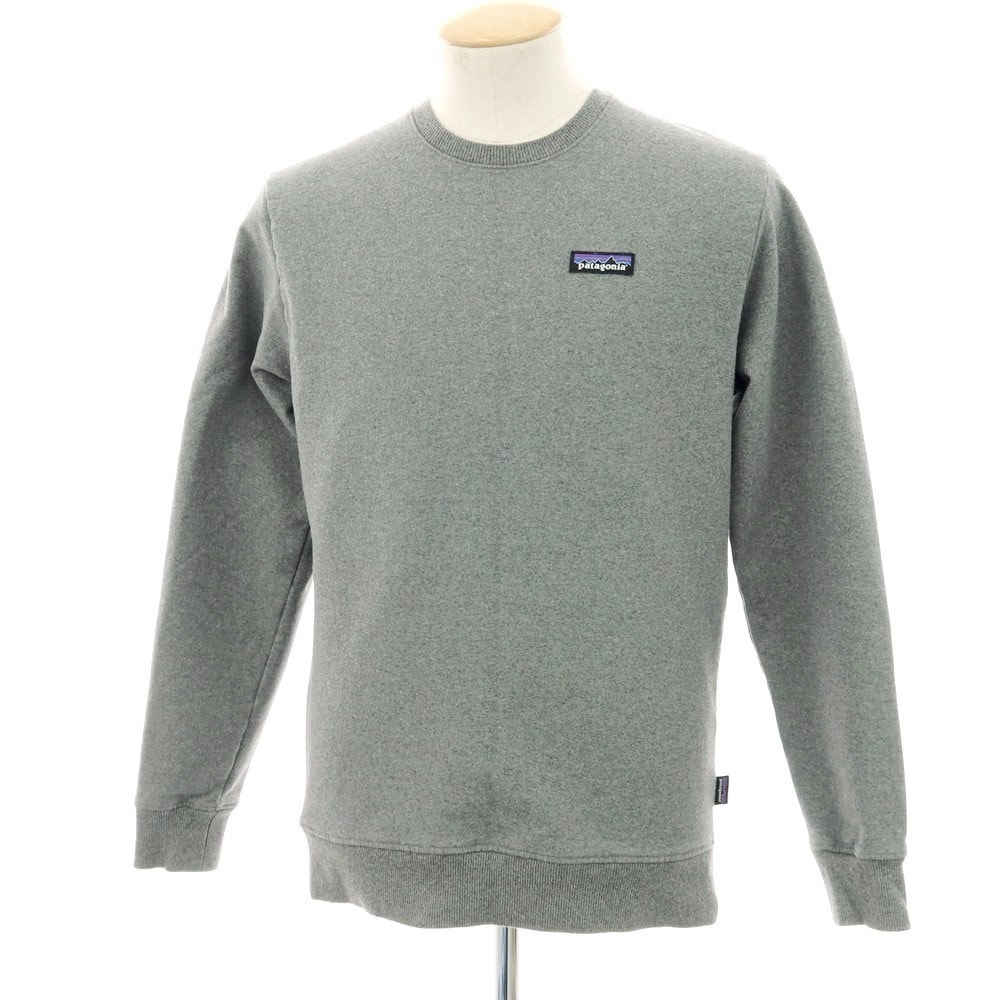 【中古】パタゴニア patagonia コットンポリエステル スウェット グレー【サイズS】【メンズ】