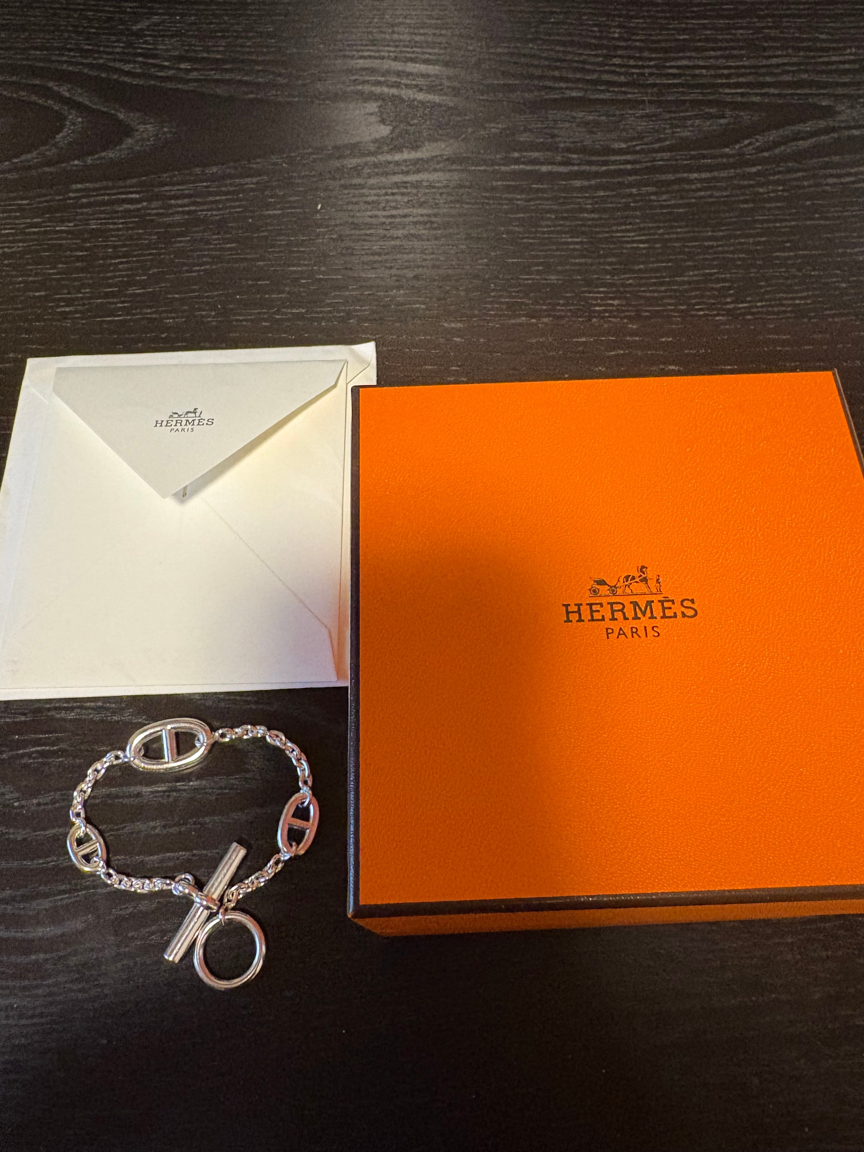Hermes Chaine D'ancre Farandole Bracelet "Silver"