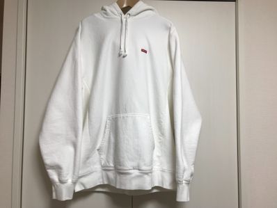 Supreme Small Box Hooded Sweatshirt "White" (21FW)