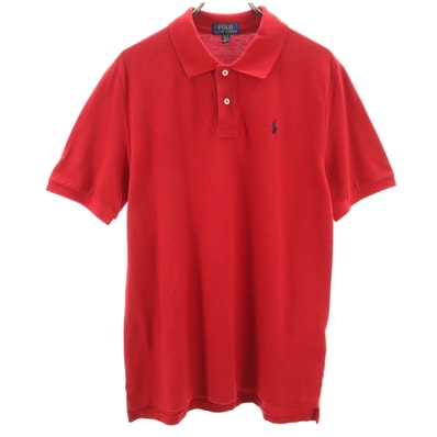 POLO RALPH LAUREN ポロラルフローレン 半袖 ポロシャツ XL レッド
