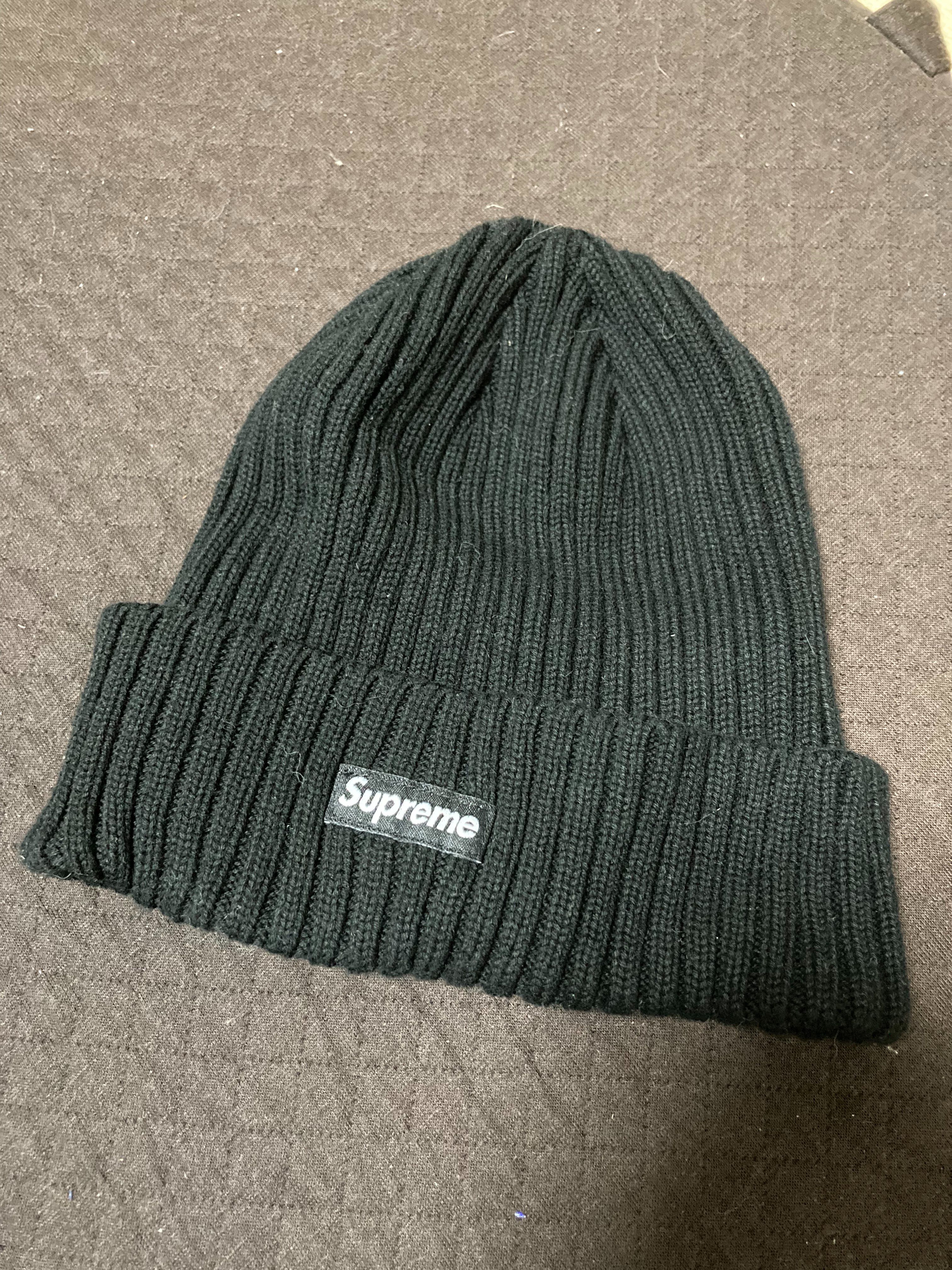 Supreme Overdyed Beanie "Black"(19SS)