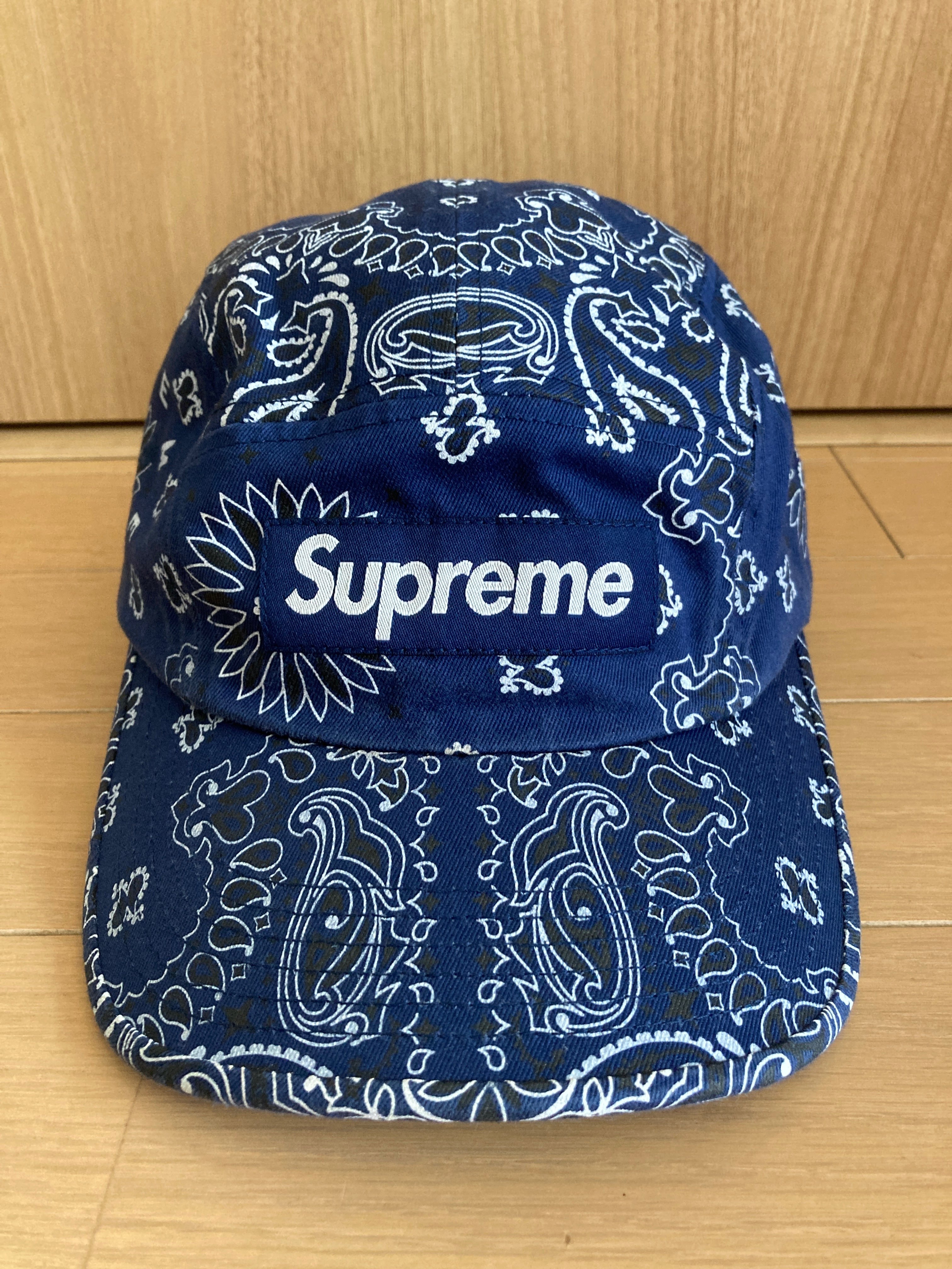 Supreme Bandana Camp Cap "Navy"