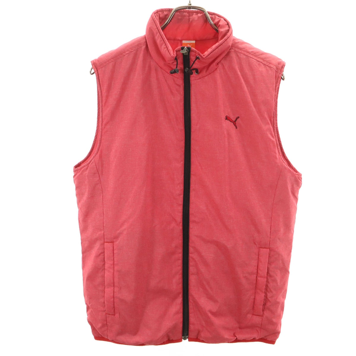 PUMA プーマ ゴルフ 中綿ベスト L レッド