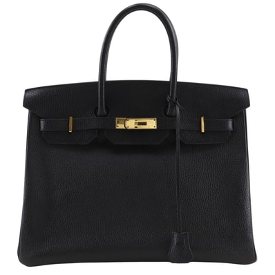 エルメス バーキン35 □B ユニセックスハンドバッグ