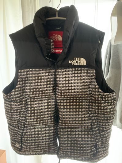 Supreme x The North Face Studded Nuptse Vest "Black"