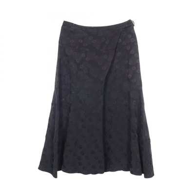 トリココムデギャルソン tricot COMME des GARCONS フラワー ドット スカート 衣料品 ボトムス レーヨン レディース ブラック系 【中古】