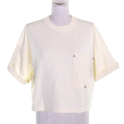 美品 ボッテガヴェネタ
半袖Tシャツ クリーム系 レディース XS 777597