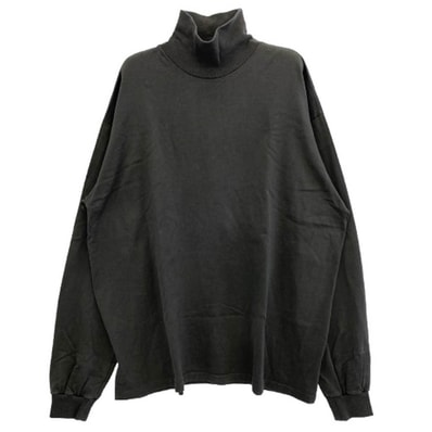 AURALEE オーラリー Tシャツ 19AW A9AP02GT LUSTER PLAITING HI NECK L/S TEE ハイネックロングスリーブカットソー 長袖 Tシャツ ダークグレー系 4【中古】