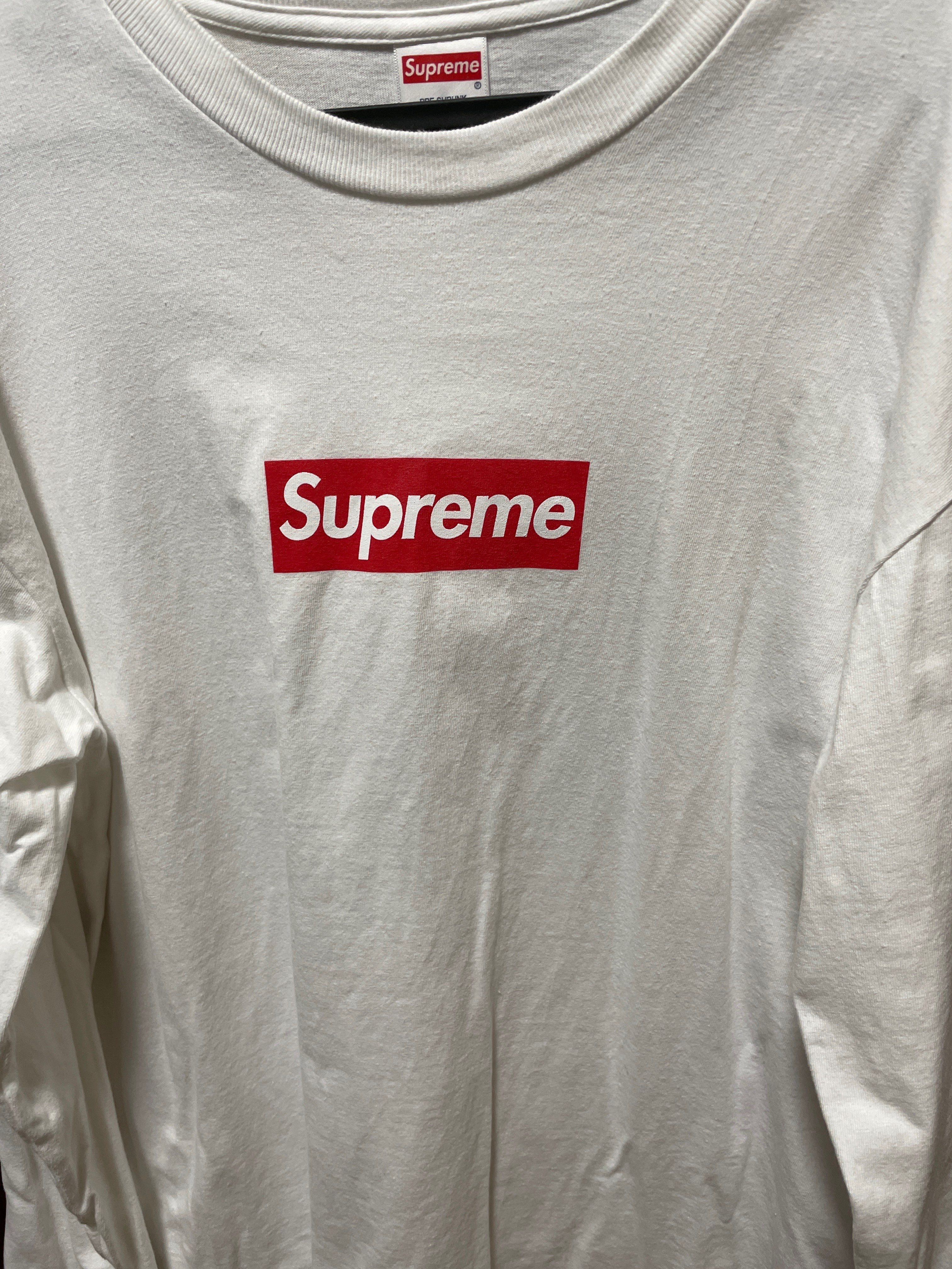 Supreme Box Logo L/S Tee "White"