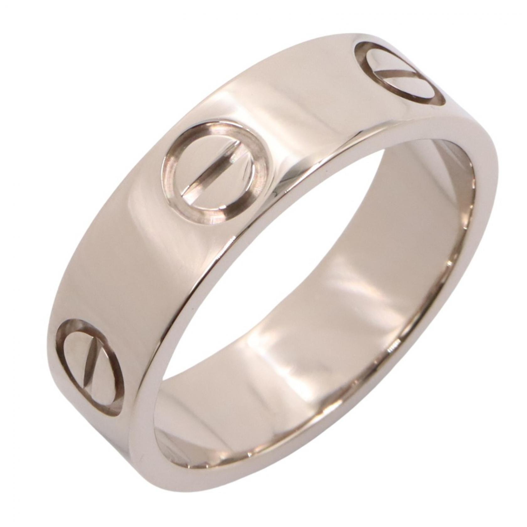 カルティエ CARTIER ラブリング リング・指輪 ジュエリー K18WG(ホワイトゴールド) レディース シルバー系 B4084700 【中古】