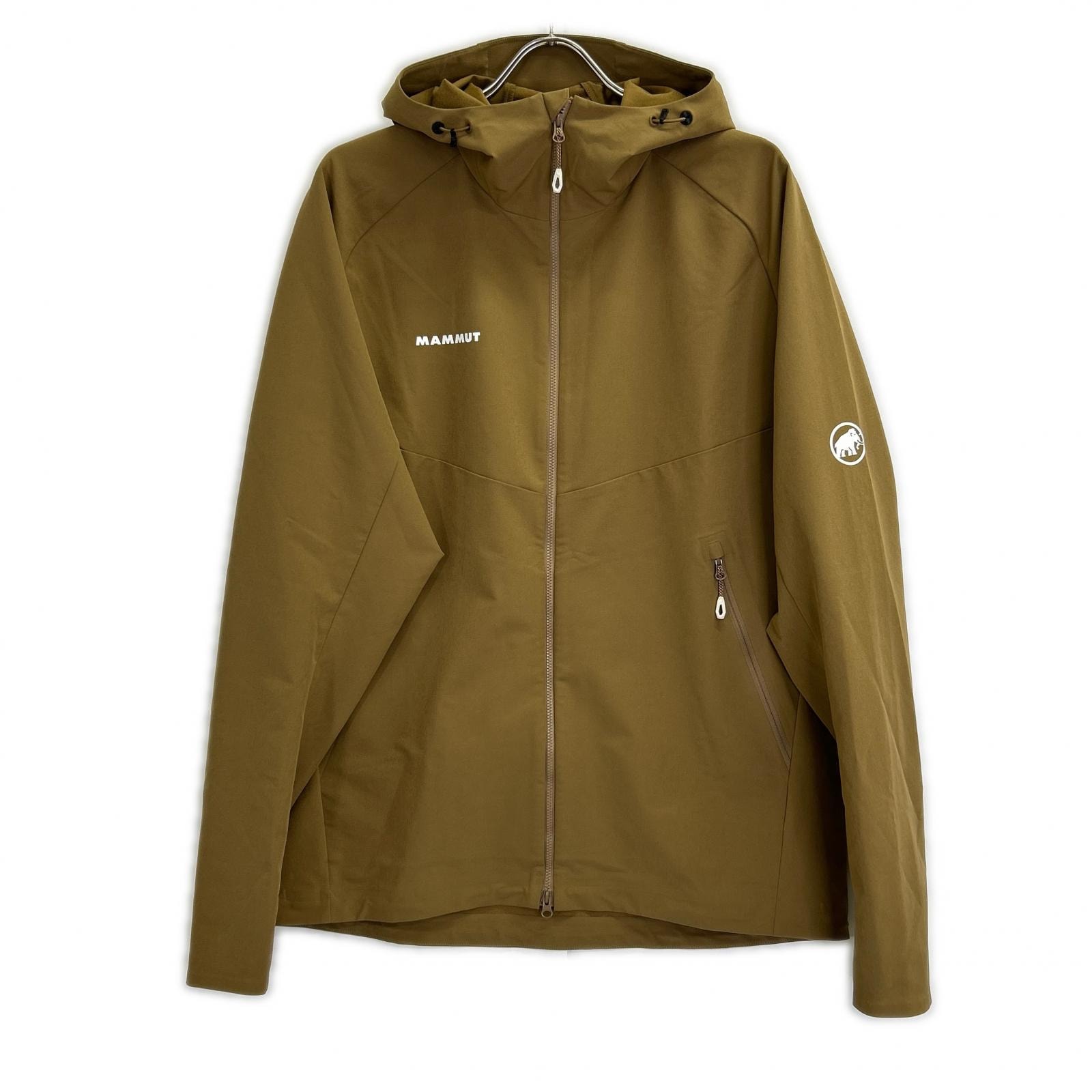 マムート 1011-00792 ブラウン Macun 2.0 ソフトシェル フーデッド ジャケット