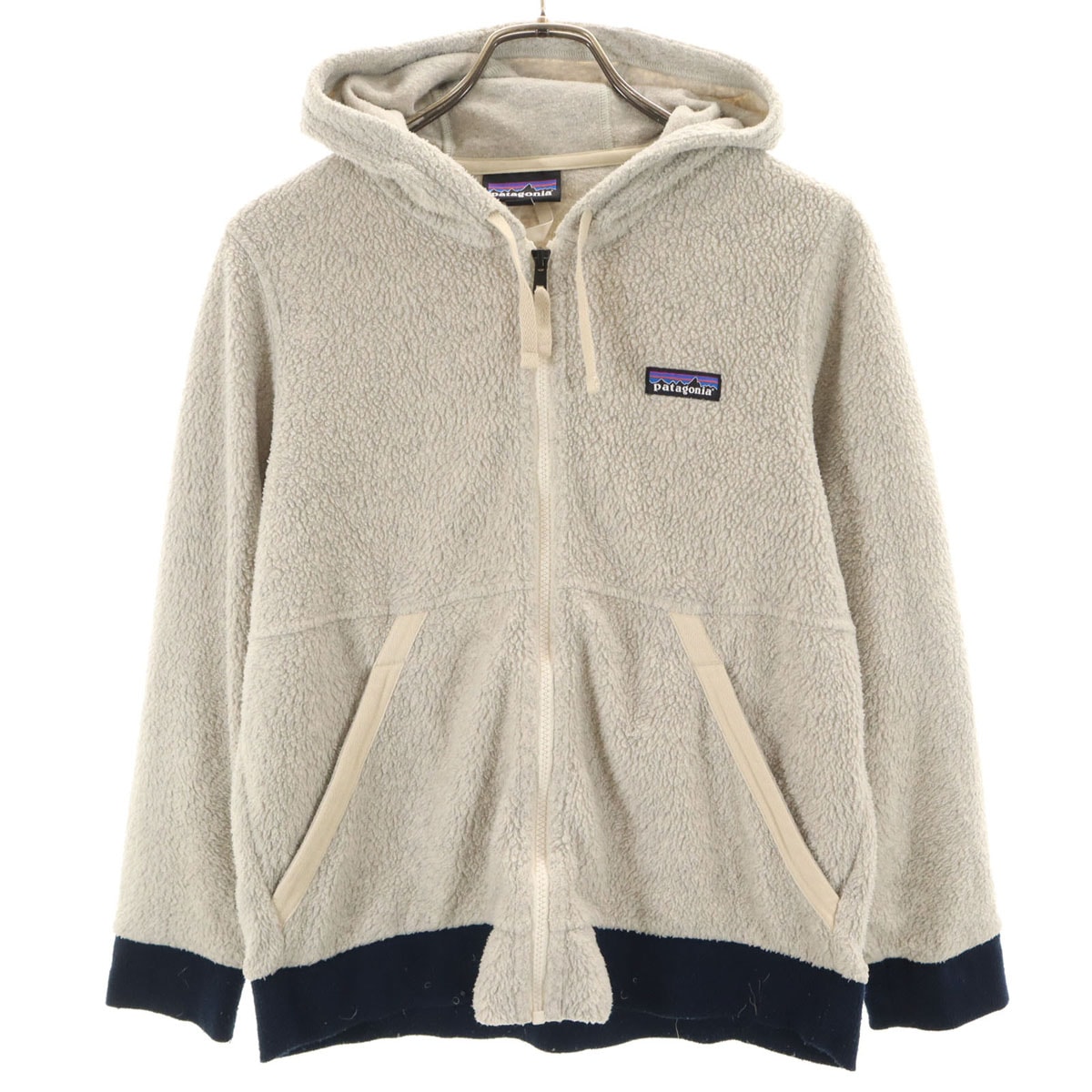 patagonia パタゴニア シアーリング フーディ フリースジャケット XS グレージュ 26135FA21 アウトドア