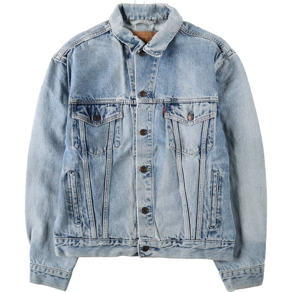 古着 90年代 リーバイス Levi's 70503-0215 デニムジャケット Gジャン イタリア製 メンズL相当 ヴィンテージ/eaa671038