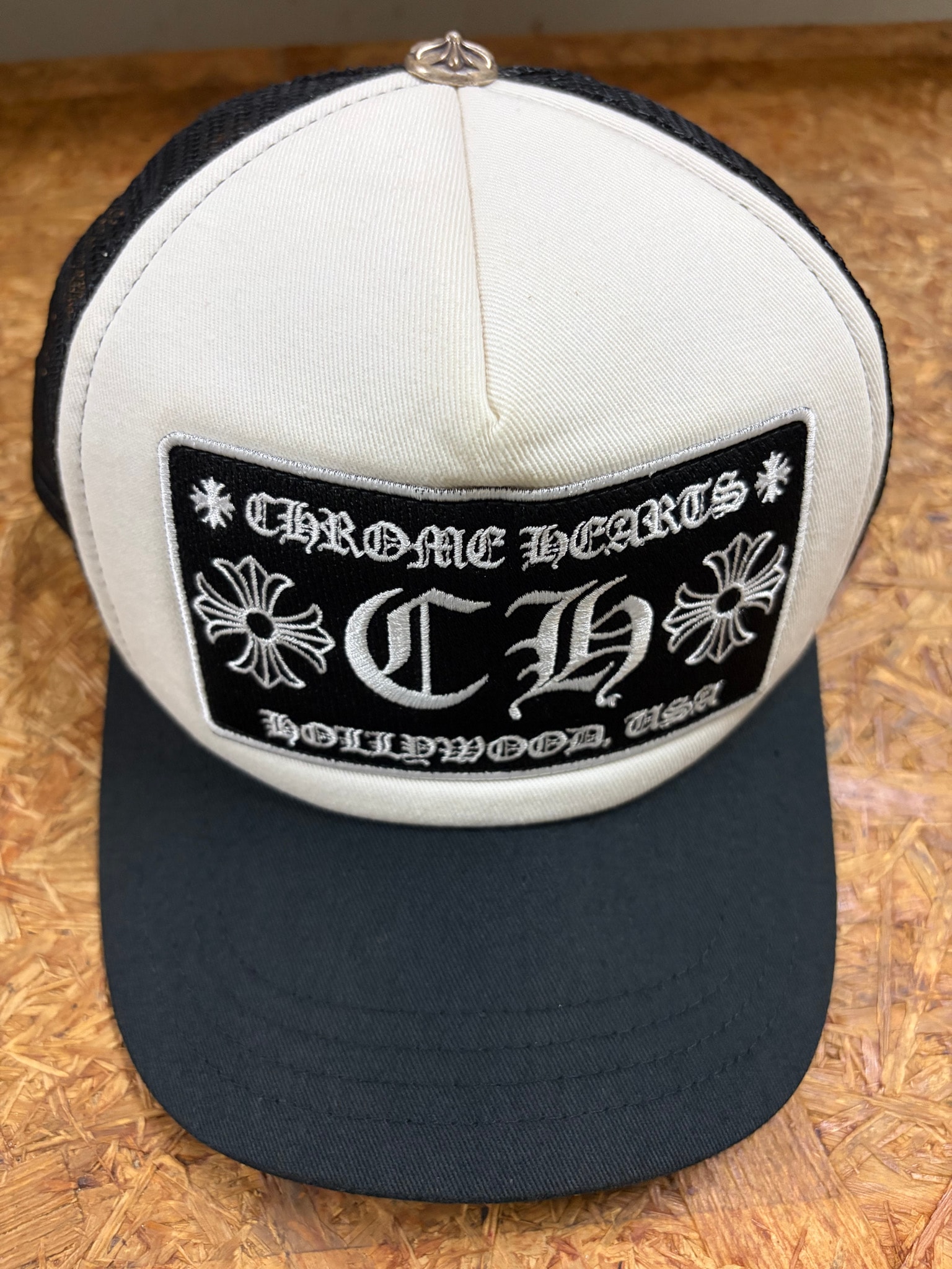 Chrome Hearts Trucker Cap CH "Black/White"