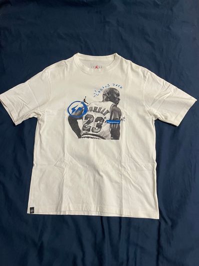 Air Jordan Travis Scott Fragment Tee "White"