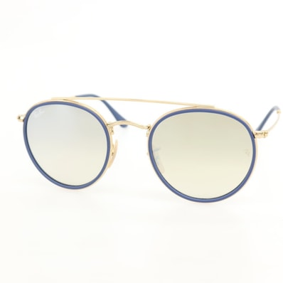 【中古】レイバン Ray-Ban RB3647-N 001/9U サングラス ゴールドxネイビーブルー【サイズ51□22-145】【メンズ】