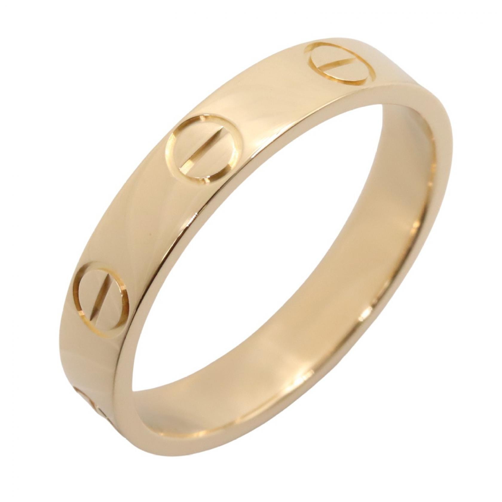 カルティエ CARTIER ミニラブリング リング・指輪 ジュエリー K18(イエローゴールド) レディース ゴールド系 B4085000 【中古】